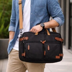 CoolBELL Laptop Messenger Bag Travel Briefcase Crossbody